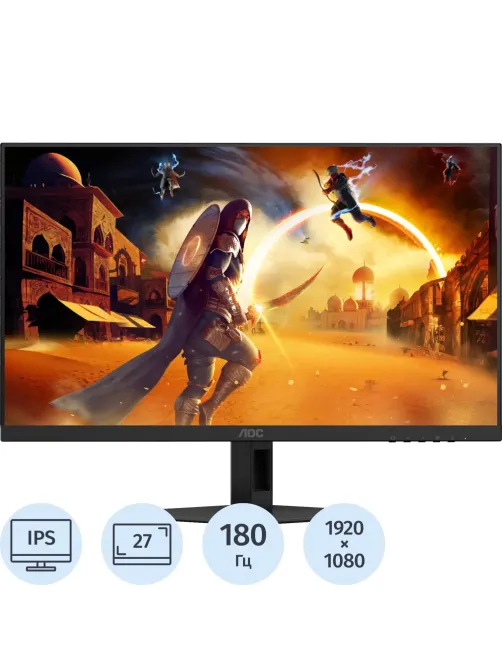 Монитор AOC (27G4XE)27/FHD/IPS/180Hz/300cd/0.5ms/HDMI/DP