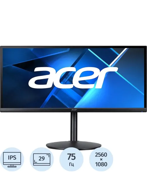 Монитор Acer (UM.RB2EE.005)29/WQHD/IPS/75Hz/250cd/1ms/HDMI/DP