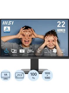 Монитор MSI 21,45' PRO MP223 E2, VA, 1920x1080,100Hz, HDMI, DP, External