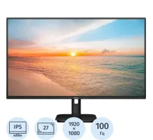Монитор Philips 27E1N2100D 27 FHD/IPS/100Гц/DVI/HDMI/VGA/черный