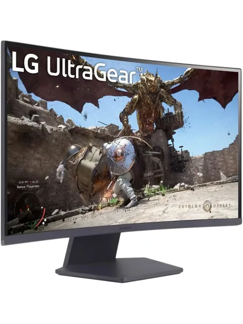 Монитор LG 27GS60QC-B 27 Curved VA/QHD/180Hz/1ms/2xHDMI/DP/300сd