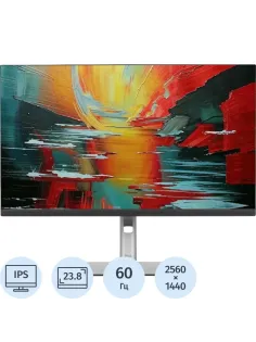 Монитор Dell 23.8 P2423DE IPS LED HDMI HAS Piv 2560x1440 60Hz DP Quad2K USB