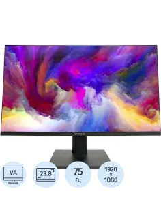 Монитор IRBIS VIEWORLD 24 (IMVW24_U) 23.8/FHD/VA/250cd/5ms/VGA/HDMI/75Hz