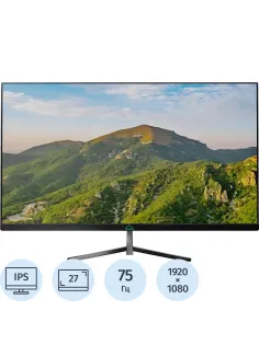 Монитор БЕШТАУ М2701/FHD(PN:LCD)(27/FHD/75Hz/IPS/VGA/HDMI/DP/VESA/Чёрный)