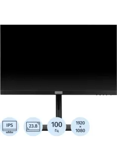 Монитор Lightcom 23.8 V-Plus FHD/IPS/HAS Piv/100Гц/HDMI/DP/USB/черный