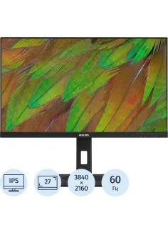 Монитор Philips 27B1N3800 27 4K/IPS/60Гц/Piv/HDMI/DP/USB/черный