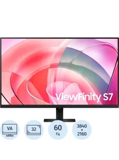 Монитор Samsung (LS32D700EAIXCI)32/4K UHD/VA/60Hz/350cd/5ms/HDMI/DP