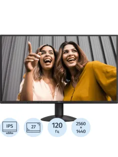 Монитор 27 AOC Q27B30S3 Black (IPS, 2560x1440, 120Hz,HDMI 2.0, DP (AС ext)