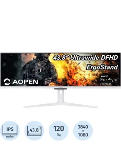Монитор AOPEN (UM.MX1EE.P05)43,8''/4K UHD/IPS/120Hz/400cd/1ms/HDMI/DP