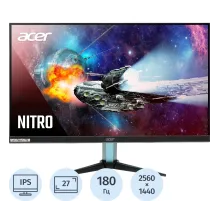 Монитор Acer 27 Nitro VG271UM3bmiipx(UM.HV1CD.301)IPS/2560x1440/HDMI/DP/SPK