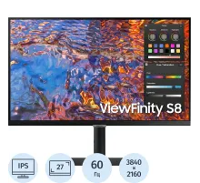Монитор SAMSUNG 27(LS27B800PXIXCI)VA/3840x2160/60Гц/350cd/5мс