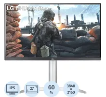 Монитор LG UP650-W (UP650-W.ARUZ) 27/4K/IPS/60Hz/400cd/5ms/HAS/DP/HDM
