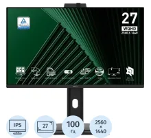 Монитор MSI 27 PRO MP275QPDG Black,IPS,2560x1440,100Hz,HDMI,DP,USB-C