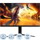 Монитор 27 AOC Q27G4S Black (IPS,2560x1440,300Hz,0.3 ms,2xHDMI,Pivot)
