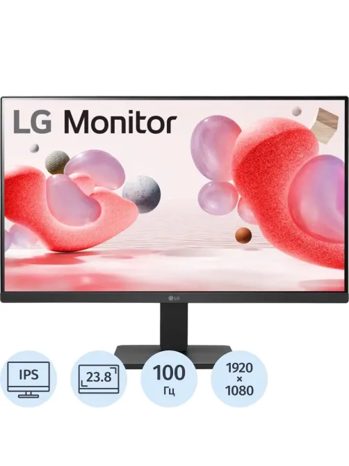Монитор LG 23.8 24MR400-B FHD/IPS/250cd/100Гц/VGA/HDMI/черный