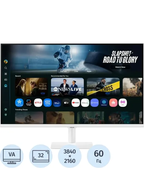 Монитор Samsung 32 M7 LS32FM703UIXCI 4k/VA/60Гц/HDMI/белый
