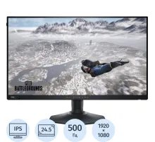 Монитор Dell 24.5 GAMING Alienware AW2524HF,FHD,IPS,500Hz,HDMI,DP,USB,черн