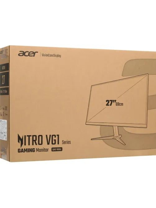 Монитор Acer 27 Nitro VG271UM3bmiipx(UM.HV1CD.301)IPS/2560x1440/HDMI/DP/SPK