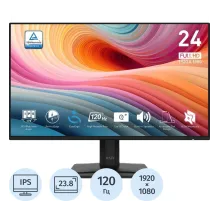 Монитор MSI 23.8 Pro MP242A E2 FHD/IPS/300cd/120Гц/HDMI/VGA/DP/черный