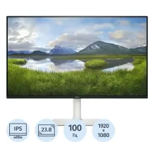 Монитор Dell 23.8 S2425H, 1920x1080, IPS, 100Гц, 2хHDMI, черный/белый