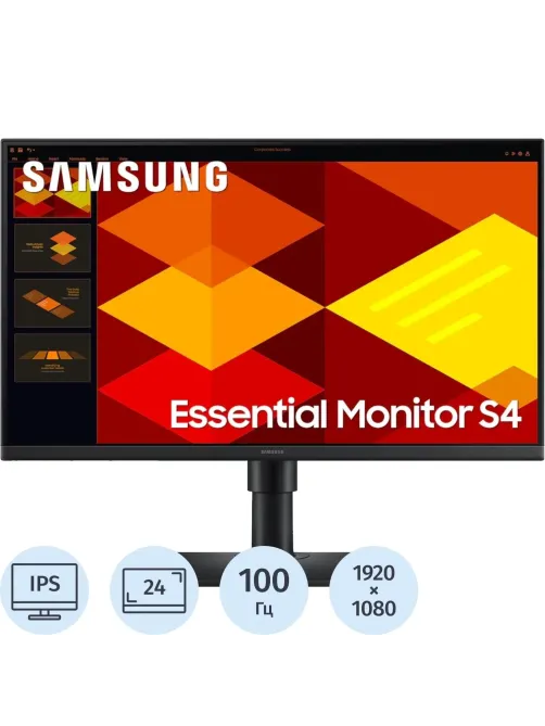 Монитор Samsung (LS24D400GAIXCI)23.8/FHD/IPS/100Hz/250cd/5ms/HDMI/DP