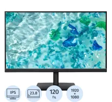 Монитор Acer Vero (UM.QV7CD.G02)23,8/FHD/IPS/120Hz/250cd/4ms/HDMI/DP