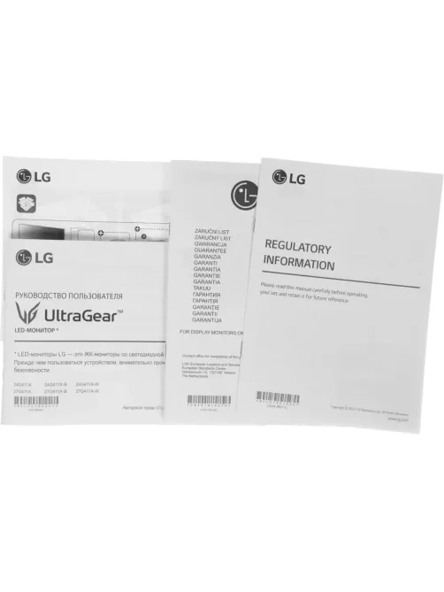 Монитор LG 23.8 UltraGear 24G411A-B FHD/IPS/250cd/144Гц/HDMI/DP/черный