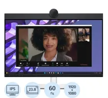 Монитор Dell 23.8 P2424HEB IPS 1920x1080,Video Conferencing,Type-C,DP,HDMI