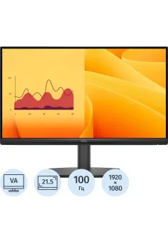 Монитор Dell 21.5 E2225HM  VA/FHD/HAS Piv/100Гц/VGA/DP/HDMI/черный