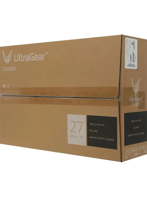 Монитор LG (27GS65F-B.ARUZ)27/FHD/IPS/180Hz/300cd/1ms/НDMI