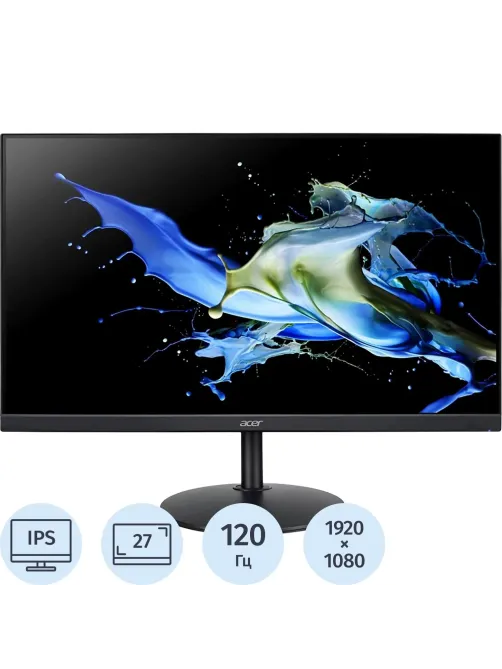 Монитор Acer Vero (UM.HB2CD.G03)27/FHD/IPS/120Hz/250cd/1ms/HDMI/VGA