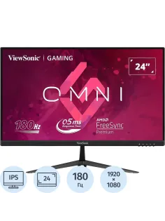 Монитор ViewSonic (VX2428)24/FHD/IPS/165Hz/250cd/5ms/HDMI/DP