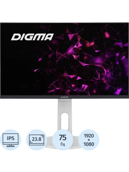 Монитор Digma (DM-MONB2407)23.8/IPS/FHD/75Hz/250cd/7ms/HDMI/DP/HAS