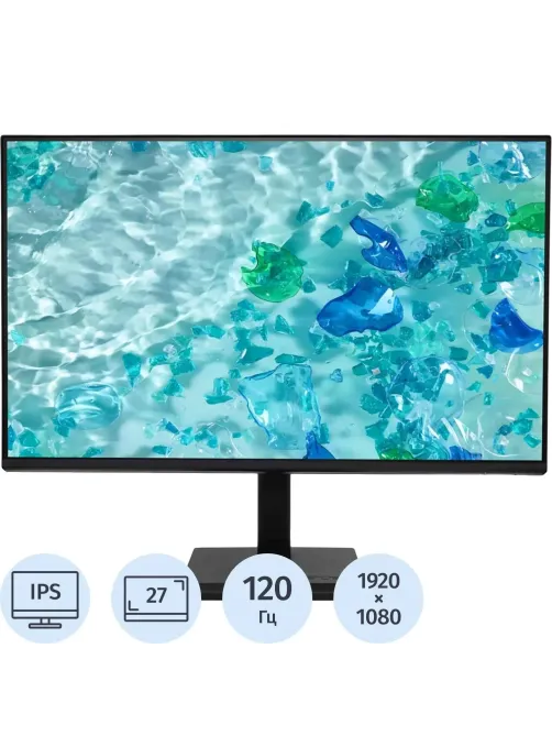 Монитор Acer Vero (UM.HV7CD.G01)27/FHD/IPS/120Hz/250cd/1ms/HDMI/VGA