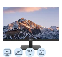 Монитор Dahua 27 DHI-LM27-A221Y FHD/IPS/250cd/144Гц/HDMI/VGA/черный