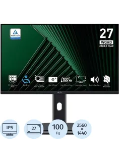 Монитор MSI MP275QPG(9S6-3PC39M-069)27/WQHD/IPS/100Hz/300cd/4ms/HDMI/DP