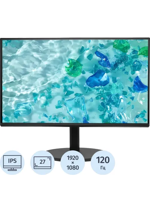 Монитор Acer CB272Gbmirx 27FHD/IPS/120Гц/VGA/HDMI/Pivot/черн(UM.HB2CD.G04)