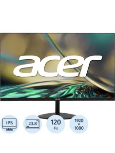 Монитор Acer 23,8 SA242YG0bi (UM.QS2CD.003) 16:9,IPS,FHD,120Hz, VGA,HDMI