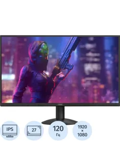 Монитор 27 AOC 27B30H3 Black (IPS, FHD, 120Hz, , , HDMI 1.4 (AC ext))
