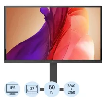 Монитор LG 27 27U730A-B UHD/IPS/60Гц/2хHDMI/DP/черный