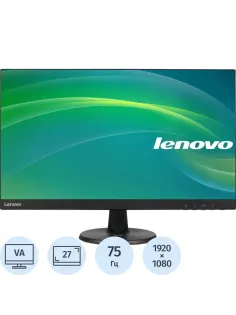 Монитор 27 Lenovo C27-40 VA HDMI 250cd 75Hz FreeSync VGA FHD(63DDKAT6UK)