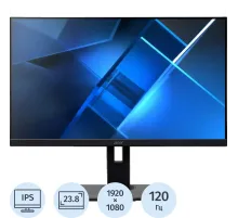 Монитор Acer B247YGbmiprzx 23,8'' FHD/IPS/120Гц/HDMI/DP/черн(UM.QB7CD.G05)
