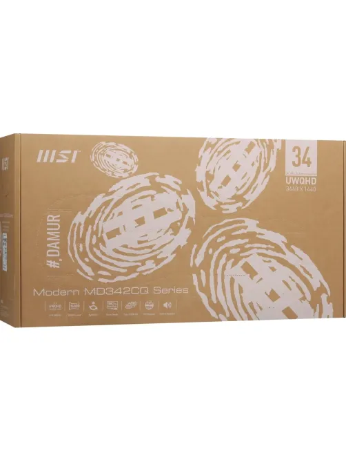 Монитор MSI Modern MD342CQP 34 21:9 UWQHD(3440x1440) VA Curve HDMI,DP,USB-C