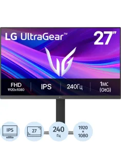 Монитор LG 27G440A-B 27 IPS/QHD/240Hz/1ms/2xHDMI/DP/HAS Piv