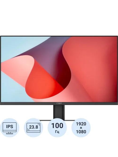 Монитор CBR MF-2402(LCD-MF2402-OPC)23.8/FHD/IPS/100Hz/250cd/5ms/HDMI/VGA/DP