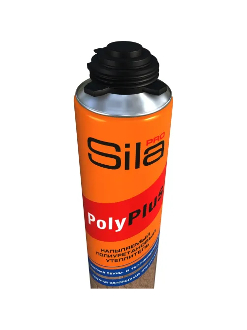 Утеплитель полиуретановый напыляемый SILA PRO POLYPLUS 850 мл