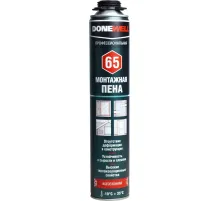 Пена монтажная проф DONEWELL 65, всесезонная, 1000 мл/850 г (209830)