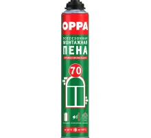 Пена монтажная OPPA 70 профессиональная всесезонная 875 мл