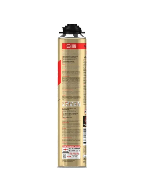 Пена монтажная профессиональная Sila Pro TopGun 65 зимняя, 875мл (SPTG65w)