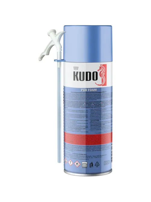 Пена монтажная бытовая Kudo Home 15+, всесезонная, 520 мл 204089